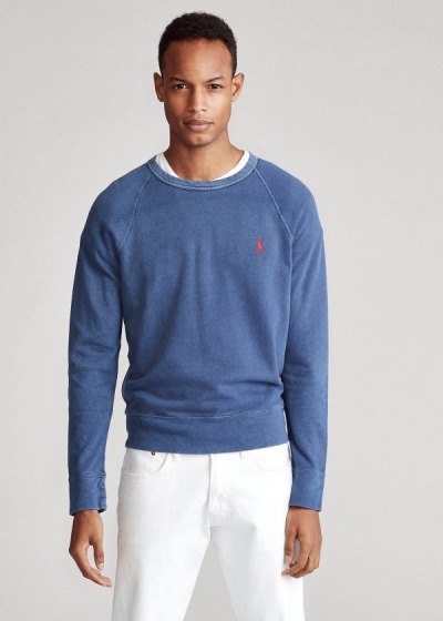 Polo Ralph Lauren Cotton Spa Terry Sweatshirt Herre Danmark (BOCRJ8346)